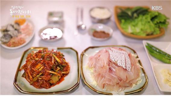 목포 민어횟집 김영철 동네한바퀴 민어코스요리 맛집으로 소개된 만호유달횟집