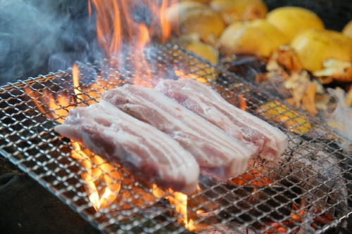 제주감귤껍질로 초벌구이하는 명불허전! 백종원 3대천왕 흑돼지 맛있는 집
