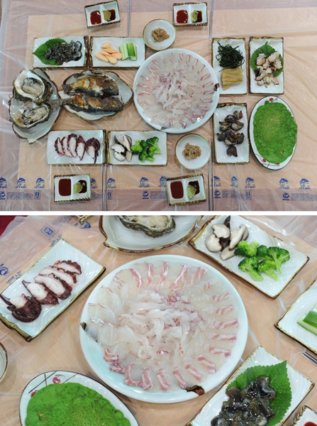 청정바다를 품은 신선한 자연산 횟감이 가득! 거제시 자연산 횟집 눈길
