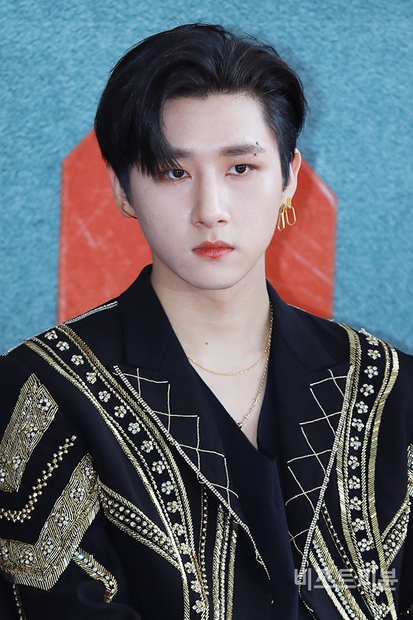 [포토] 아이엠, 가만히 있어 분위기있네~ (몬스타엑스 콘서트 기자간담회)