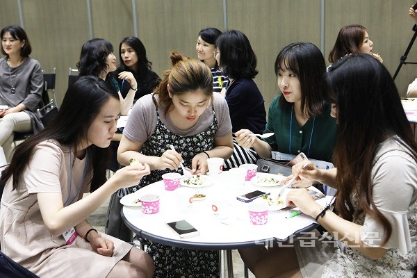 학교급식에서 맛보는 이색 곤드레 메뉴