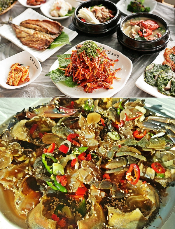 남해 독일마을맛집 별미 중 별미 멸치요리와 돌게장 청해삼소리정