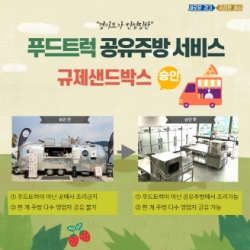 푸드트럭 사업자, 공유주방서 식재료 전처리 가능