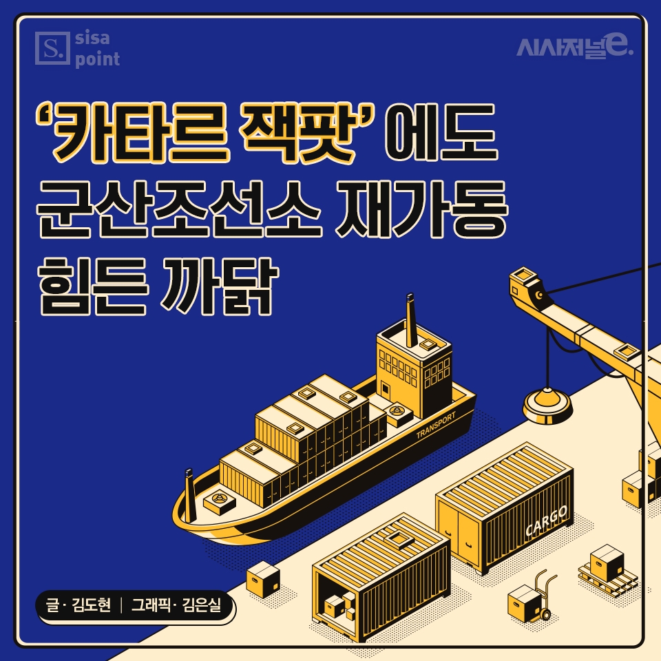 [SISAPOINT] 카타르 잭팟에도 군산조선소 재가동 힘든 까닭