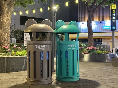 서울시가 도입한 새 디자인 쓰레기통 다 좋은데…