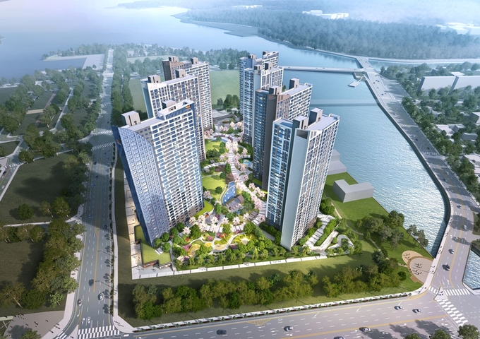 대림산업, 거제에 1049세대 규모의 e편한세상 분양