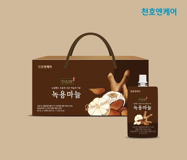 천호엔케어, 녹용과 마늘을 담은 건강즙 ‘천심본 녹용마늘’ 출시