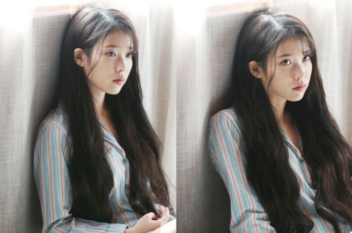아날로그 감성 풍기는 아이유 정규 4집 앨범 촬영 비하인드 (사진)