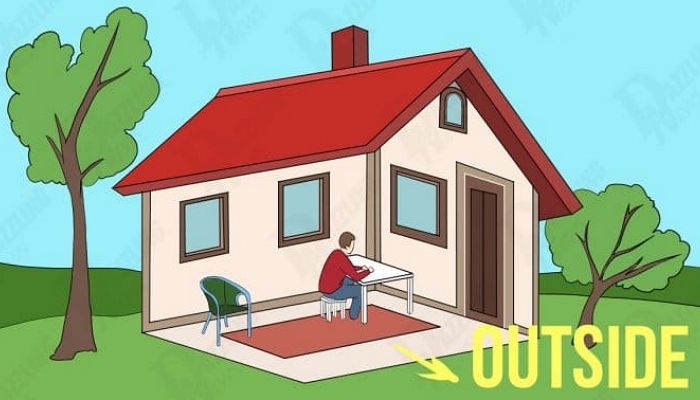 [성격테스트] 지금 이 그림 속 사람은 집 안에 있는 걸까요? 밖에 있는 걸까요?