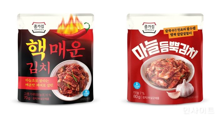 대상 종가집, 강력한 매운맛의 핵매운 김치·마늘듬뿍김치 출시