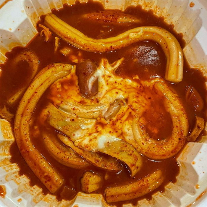 떡 대신 쫄깃통통 분모자만 잔뜩 넣은 엽떡 신상 분모자 떡볶이