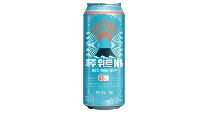 햇감귤피로 양조해 더욱 신선하고 맛있는 밀맥주 제주 위트 에일