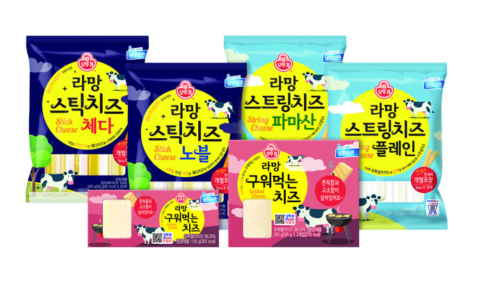 오뚜기, ‘라망 치즈’ 6종 출시