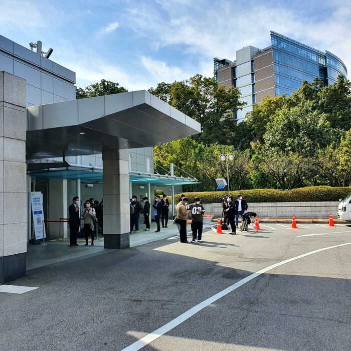 [이건희 별세] 빈소 차려질 삼성서울병원 장례식장 북적