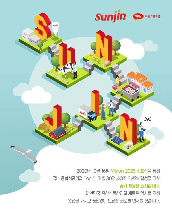 축산식품전문기업 선진, 2020 하반기 공채채용 실시