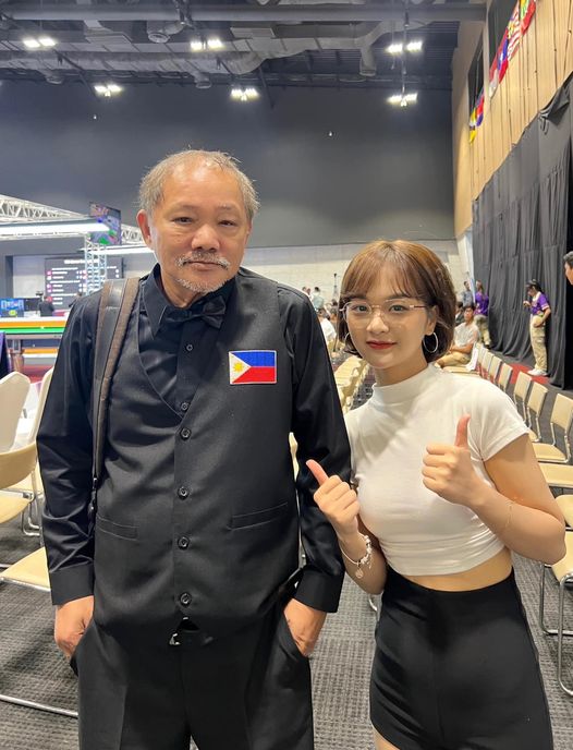 [BM포토] 포켓볼 레전드가 젊은 여성 팬을 만났을 때