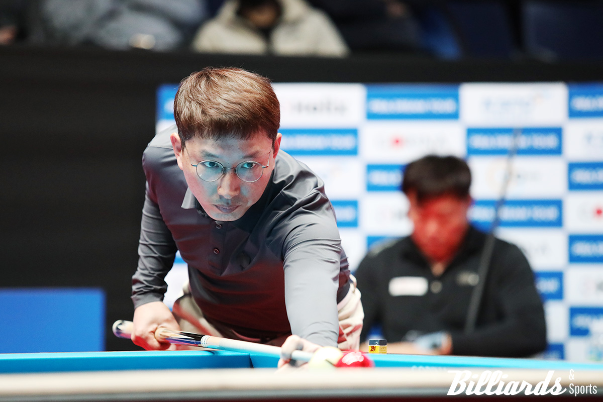 2점 차 극적 승리 김성민2, 구민수 꺾고 PBA 드림투어 파이널 결승 안착