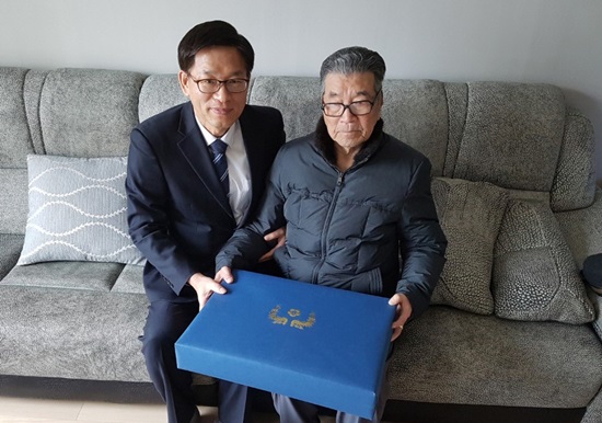 충북남부보훈지청 생존 애국지사 위문