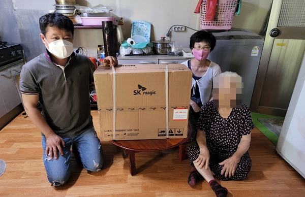 청주 남일면 남일지기협 가스레인지 전달