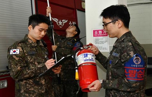 공군 제19전비 화재예방 특별진단활동