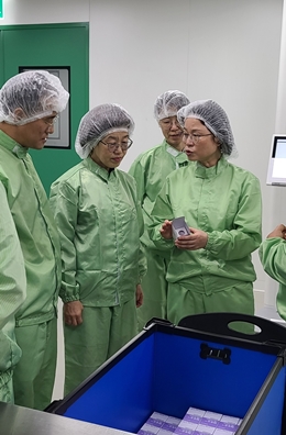 대전식약청장, 알 가공품 안전관리 현장 방문