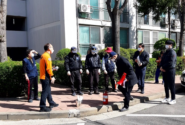 불이야 아파트 소방훈련으로 초기대응 능력 높여