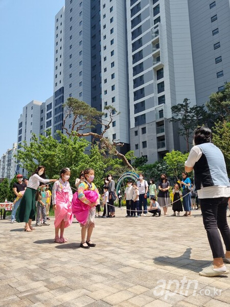 디에이치자이개포, 신나는 전래놀이 한마당 개최