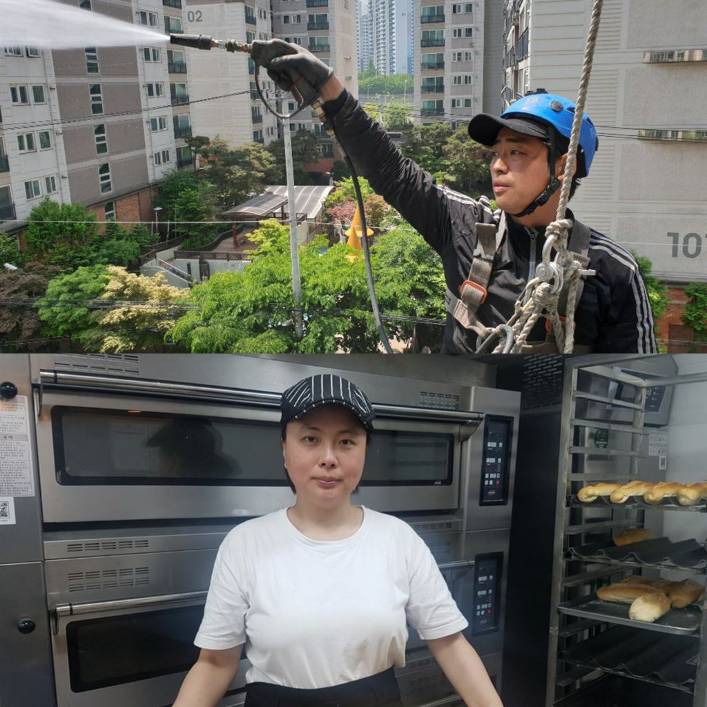 스파이더맨 보다 빠르고 신박한 조합!..생활의 달인 외벽청소·명란 바게트 달인