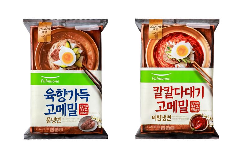 생면공장 준공 후 시장 혁신에 나서..풀무원, 고메밀 냉면 2종 출시
