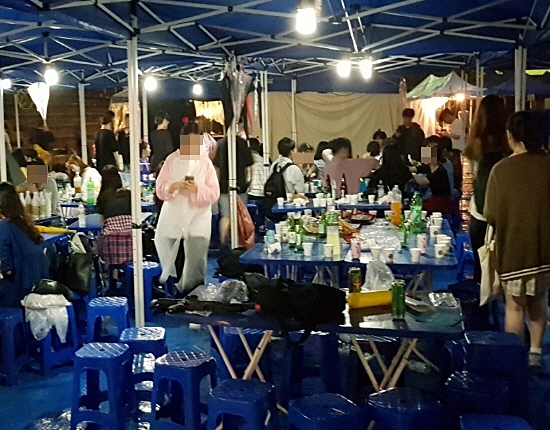 주점 판치는 지성의전당…한탕노린 불법술장사 성행