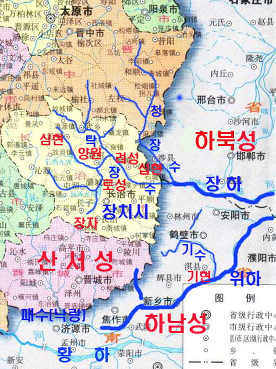 고구려 예맥족의 활동무대는 산서성 동남부