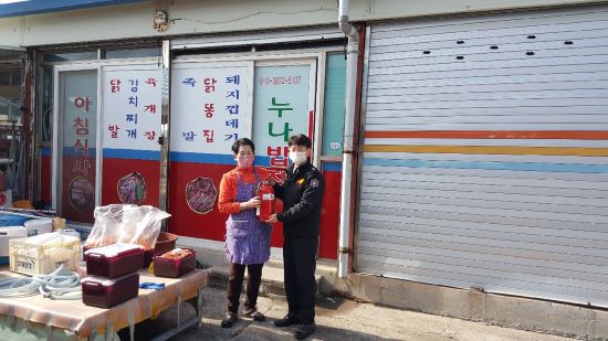 장흥소방서 “새해 첫 전통시장 점포점검의 날” 운영