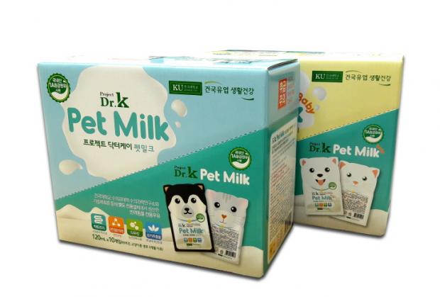 건국우유, 반려동물 전용우유 닥터케이 펫밀크 출시
