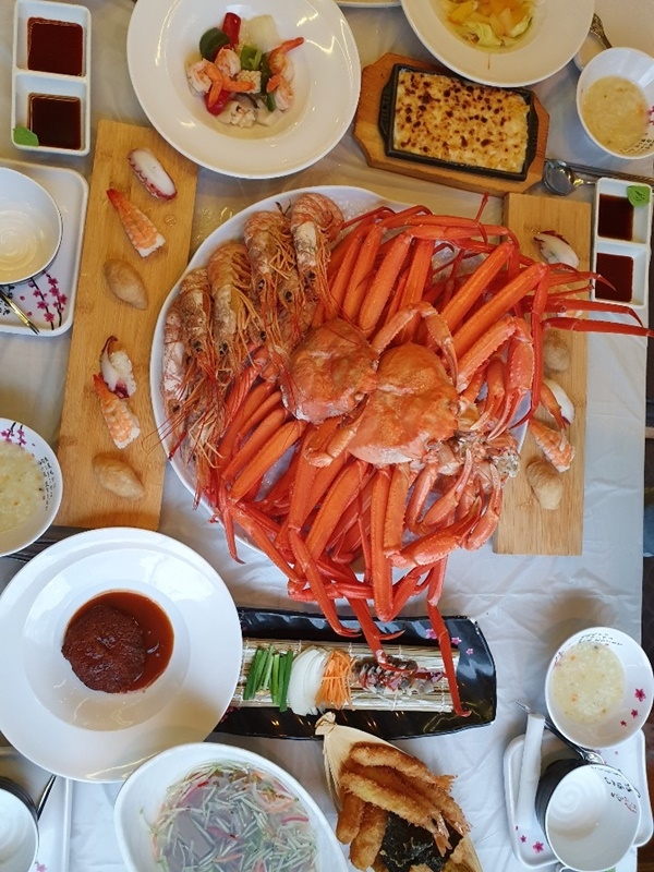 인천 회식장소 및 삼산동 맛집 주문진 대게 회타운, 킹크랩과 대게할인 이벤트 중