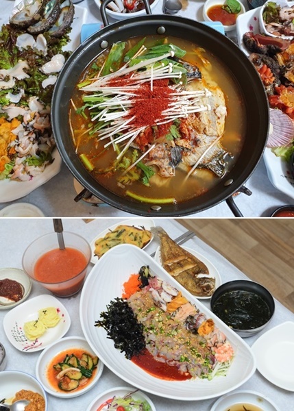 따뜻한 남쪽바다 힐링 여행… 멍게비빔밥 점심 별미 거제도 맛집 강성횟집