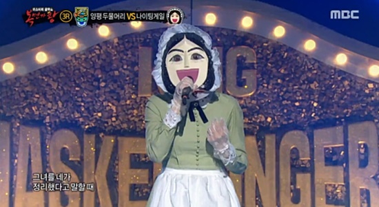 천사의 미소 속 숨겨진 정체 복면가왕 나이팅게일…뛰어난 성량 힐링의 세계로 이끌어