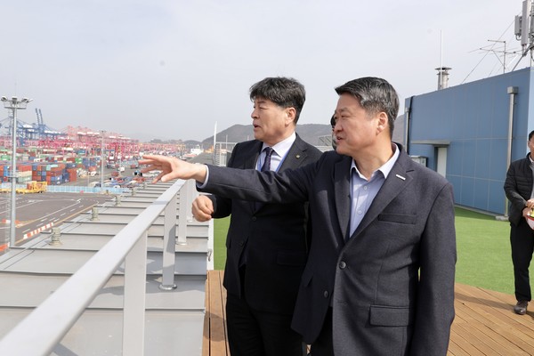 김학도 중진공 이사장, 해운항만·물류 전문기업 방문
