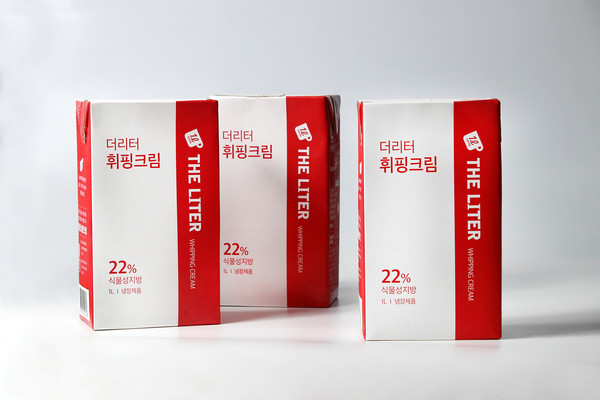 더리터, 휘핑크림 PB 상품 출시
