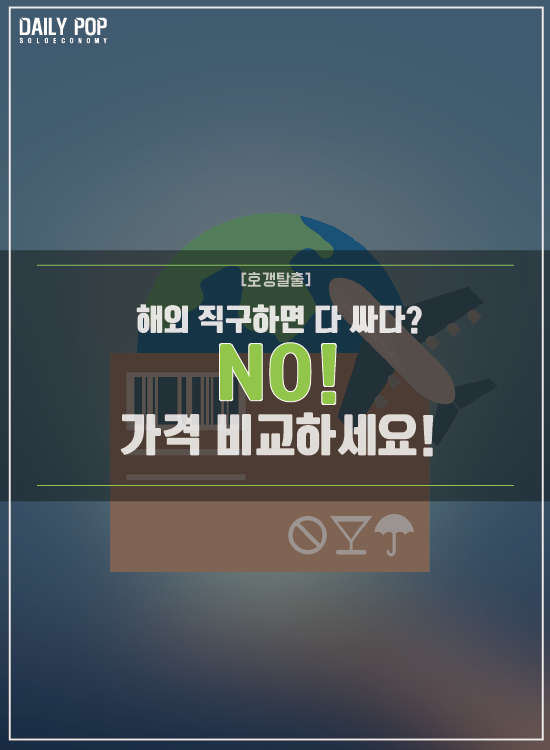 [호갱탈출] 해외 직구하면 다 싸다? NO! 가격 비교하세요!