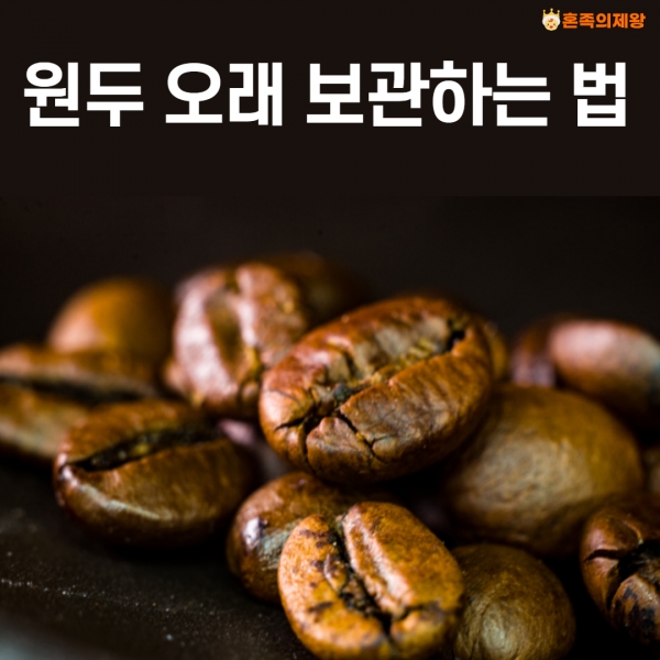 [생활 꿀팁] 홈카페 로망으로 구매한 원두, 오래 보관하는 방법은?