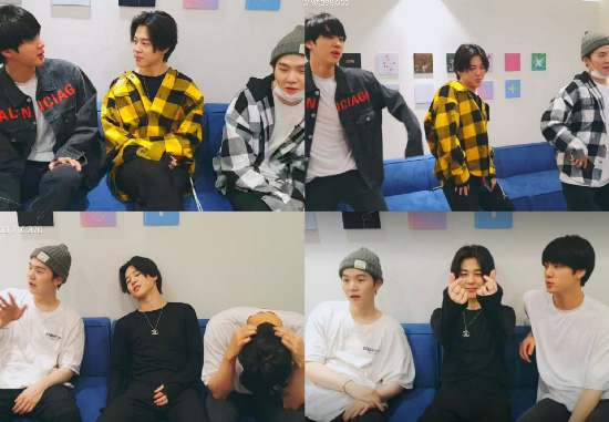 방탄소년단 슈가-지민-진, 저스트 댄스로 팬들과 소통~
