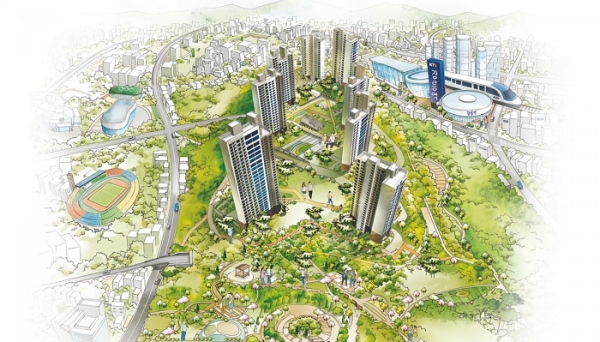 스카이 아파트 배치도