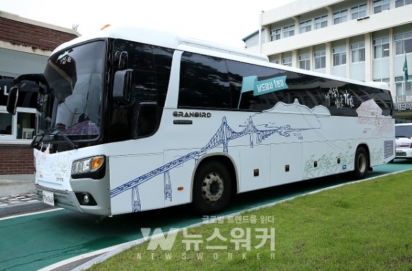 강진군 관용차량... 강진 주요 관광자원 디자인 랩핑