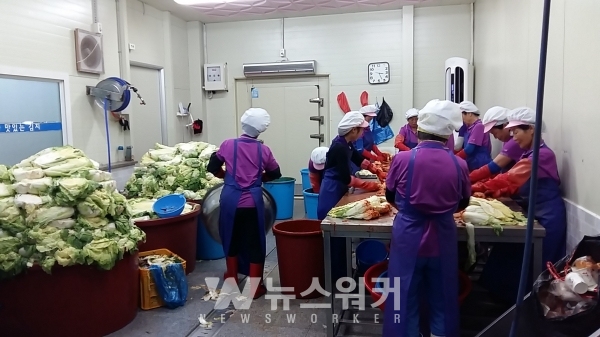 곡성군 옥과면, 김치로 나누는 따뜻한 정