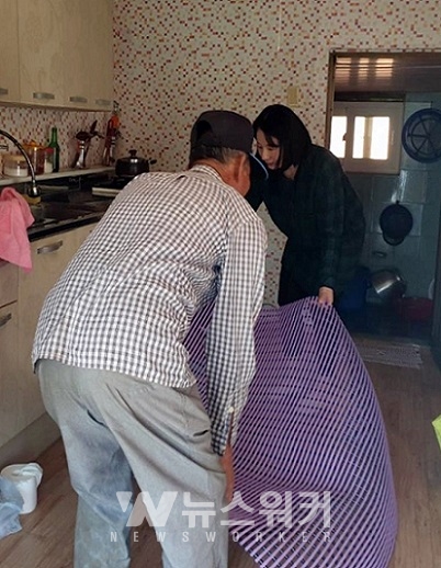 장흥군 안양면지역사회보장협, 미끄럼방지매트 설치