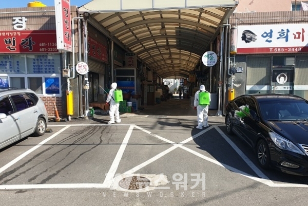 여수시, 코로나19 확산 방지 전 시민 일제방역 실시