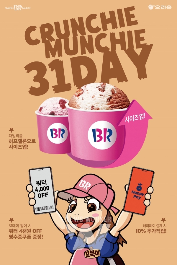 SPC 배스킨라빈스, 8월 마지막 날 31 데이 진행