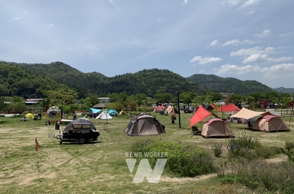 휴식에 힐링을 더하다…진도풍경오토캠핑장 언택트 명소 인기