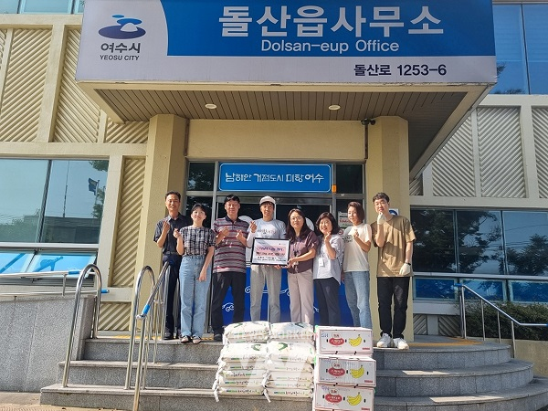여수시 광림동지역사회보장협의체 등... 한여름 더위 뚫고 봉사 나서