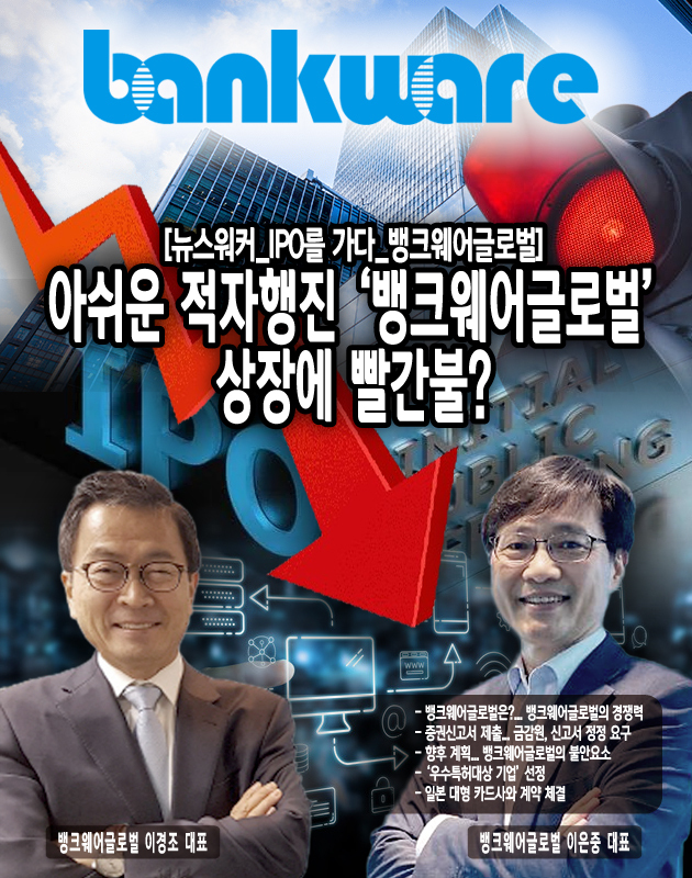 [논란의 IPO_뱅크웨어글로벌] 아쉬운 적자행진 뱅크웨어글로벌, 상장에 빨간불?